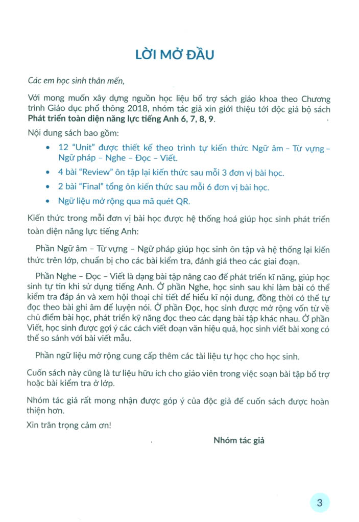 bộ phát triển toàn diện năng lực tiếng anh 7 - tập 1 (biên soạn theo chương trình gdpt 2018) - Ảnh 4