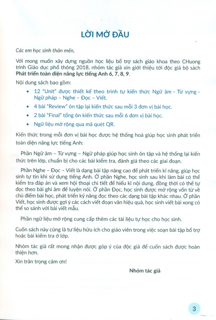 bộ phát triển toàn diện năng lực tiếng anh 7 - tập 2 (biên soạn theo chương trình gdpt 2018) - Ảnh 4