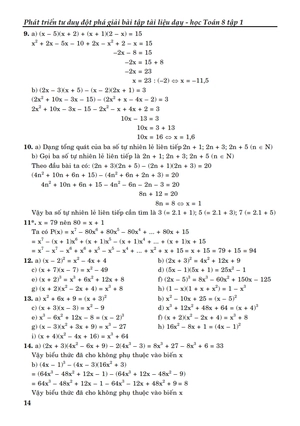 bộ phát triển tư duy đột phá giải bài tập tài liệu dạy - học toán lớp 8 (tập 1) - Ảnh 14