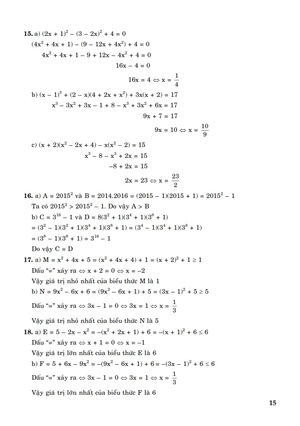bộ phát triển tư duy đột phá giải bài tập tài liệu dạy - học toán lớp 8 (tập 1) - Ảnh 15