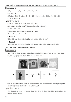 bộ phát triển tư duy đột phá giải bài tập tài liệu dạy - học toán lớp 8 (tập 1) - Ảnh 4