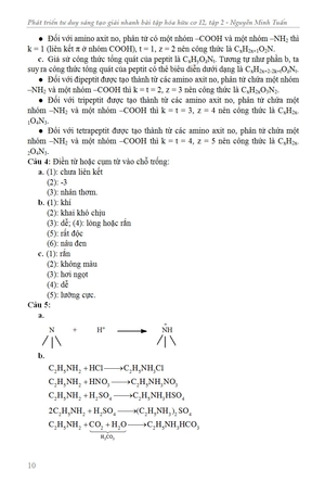 bộ phát triển tư duy sáng tạo giải nhanh bài tập trắc nghiệm hóa học hữu cơ 12 - tập 2 - Ảnh 11