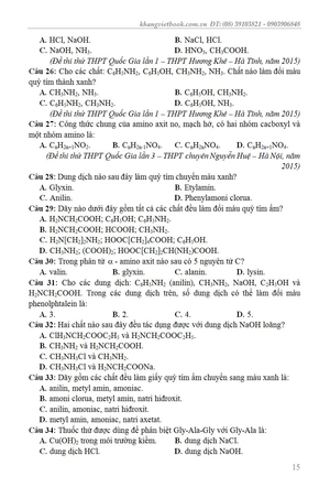 bộ phát triển tư duy sáng tạo giải nhanh bài tập trắc nghiệm hóa học hữu cơ 12 - tập 2 - Ảnh 16