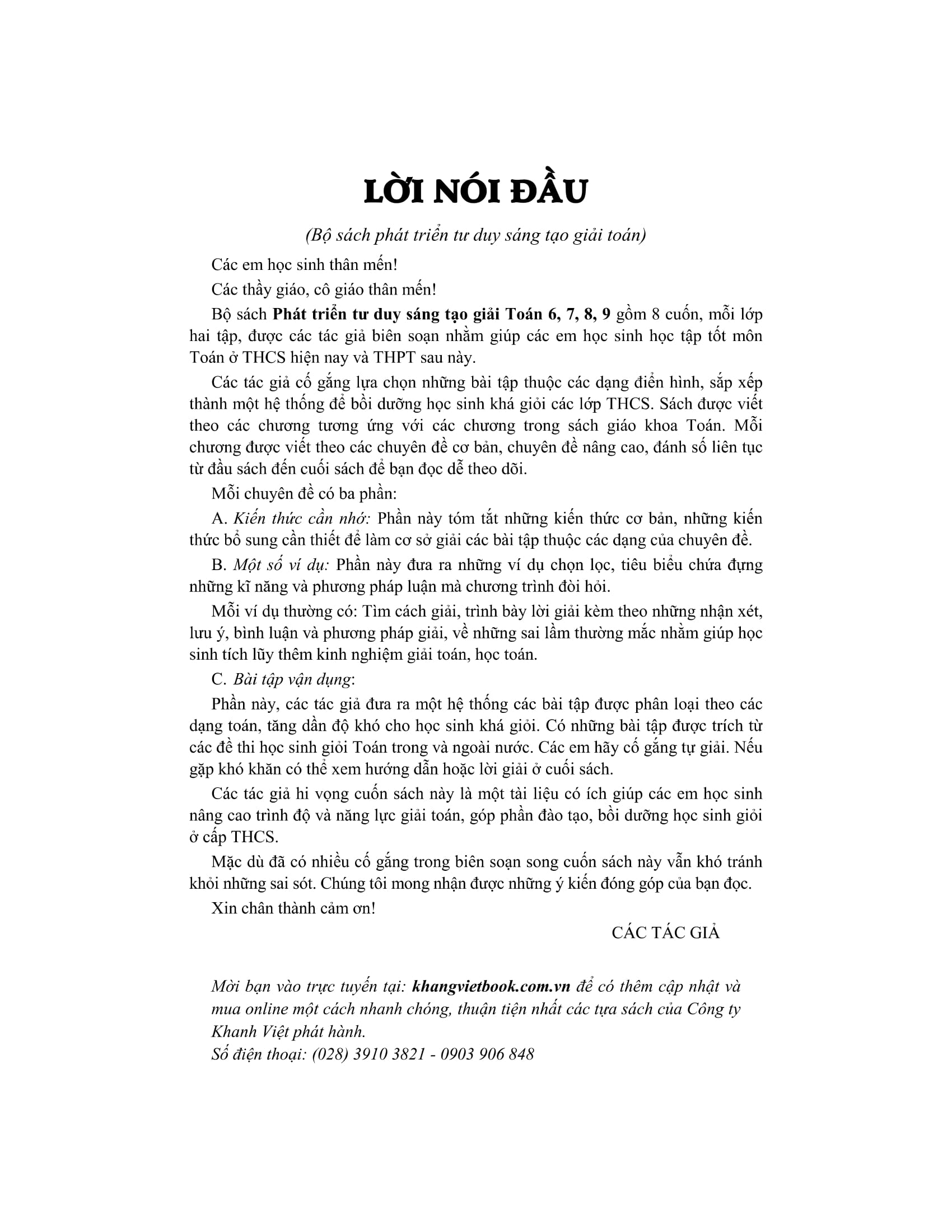 bộ phát triển tư duy sáng tạo giải toán 6 - tập 1 - Ảnh 3