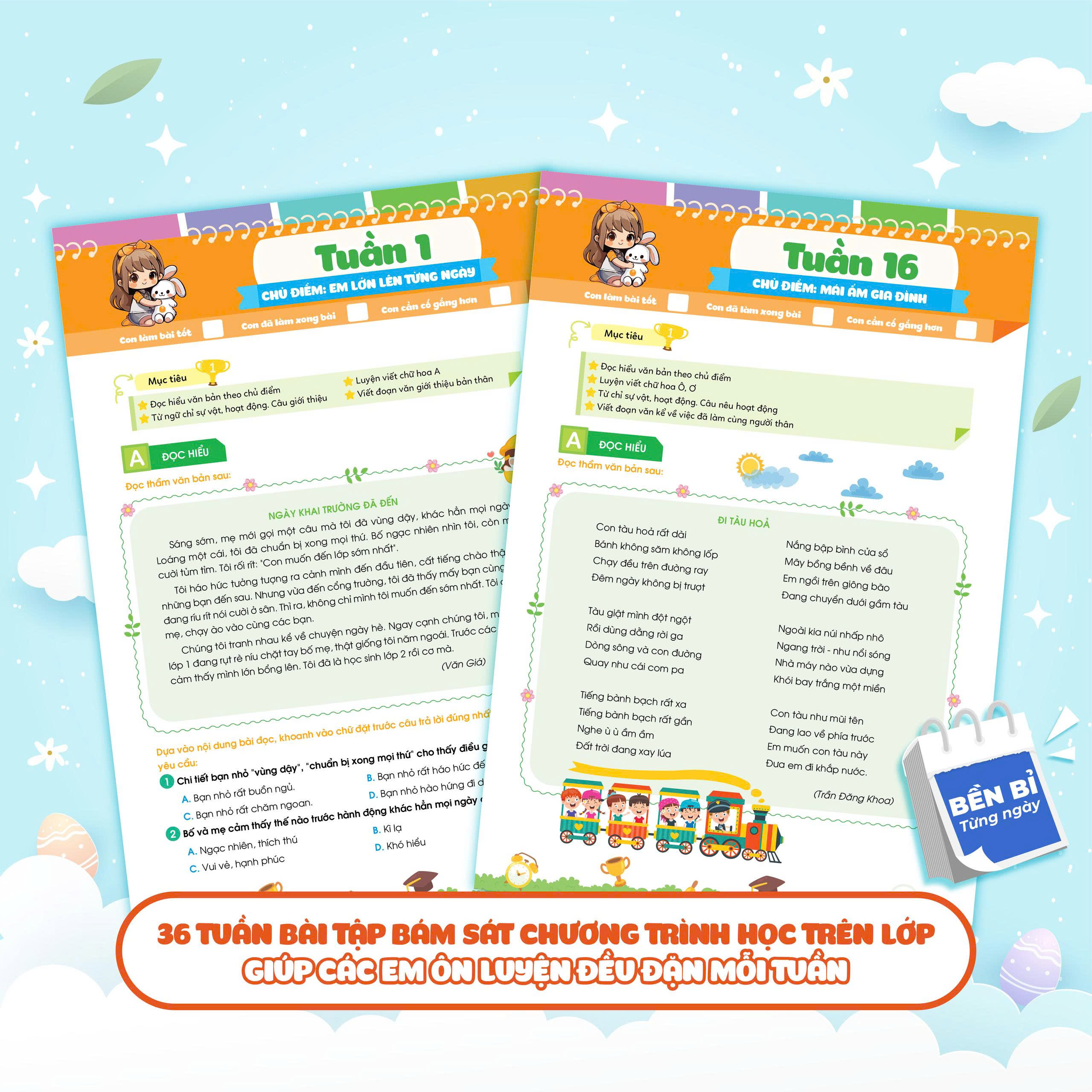 Bộ Phiếu Bài Tập Củng Cố Tiếng Việt Theo Tuần 2 - Ảnh 5