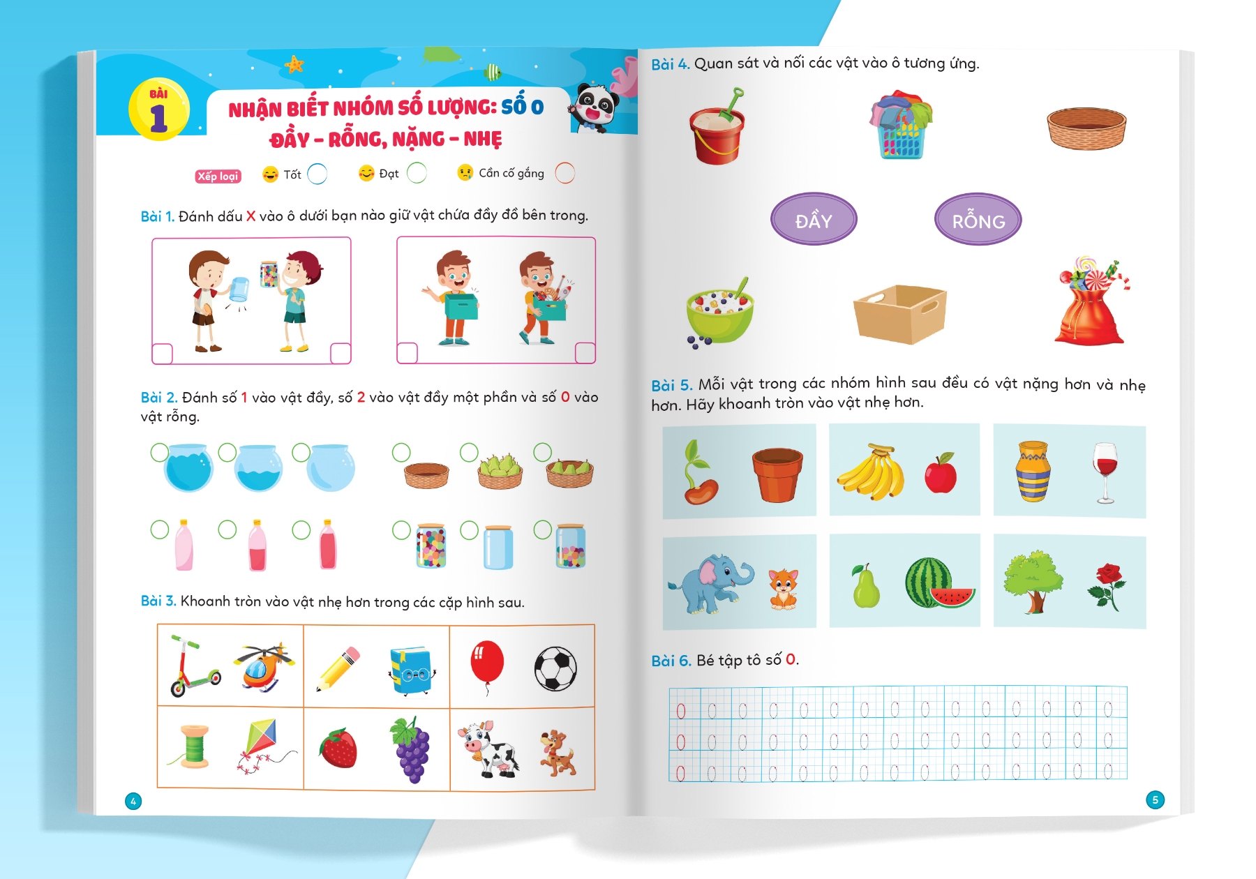 bộ phiếu luyện toán tư duy cùng gấu kiki 1: nhận biết nhóm số lượng - Ảnh 5