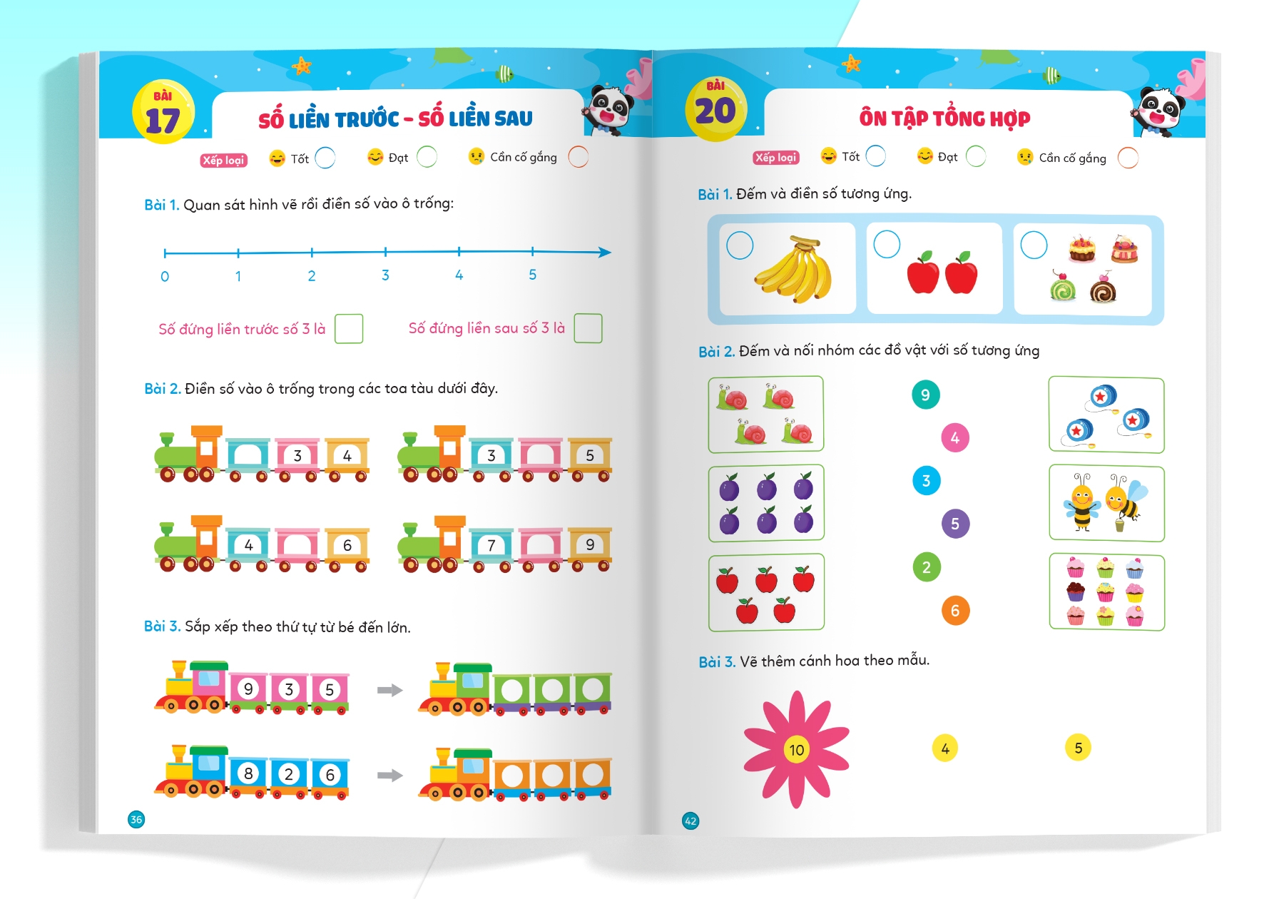 bộ phiếu luyện toán tư duy cùng gấu kiki 1: nhận biết nhóm số lượng - Ảnh 6