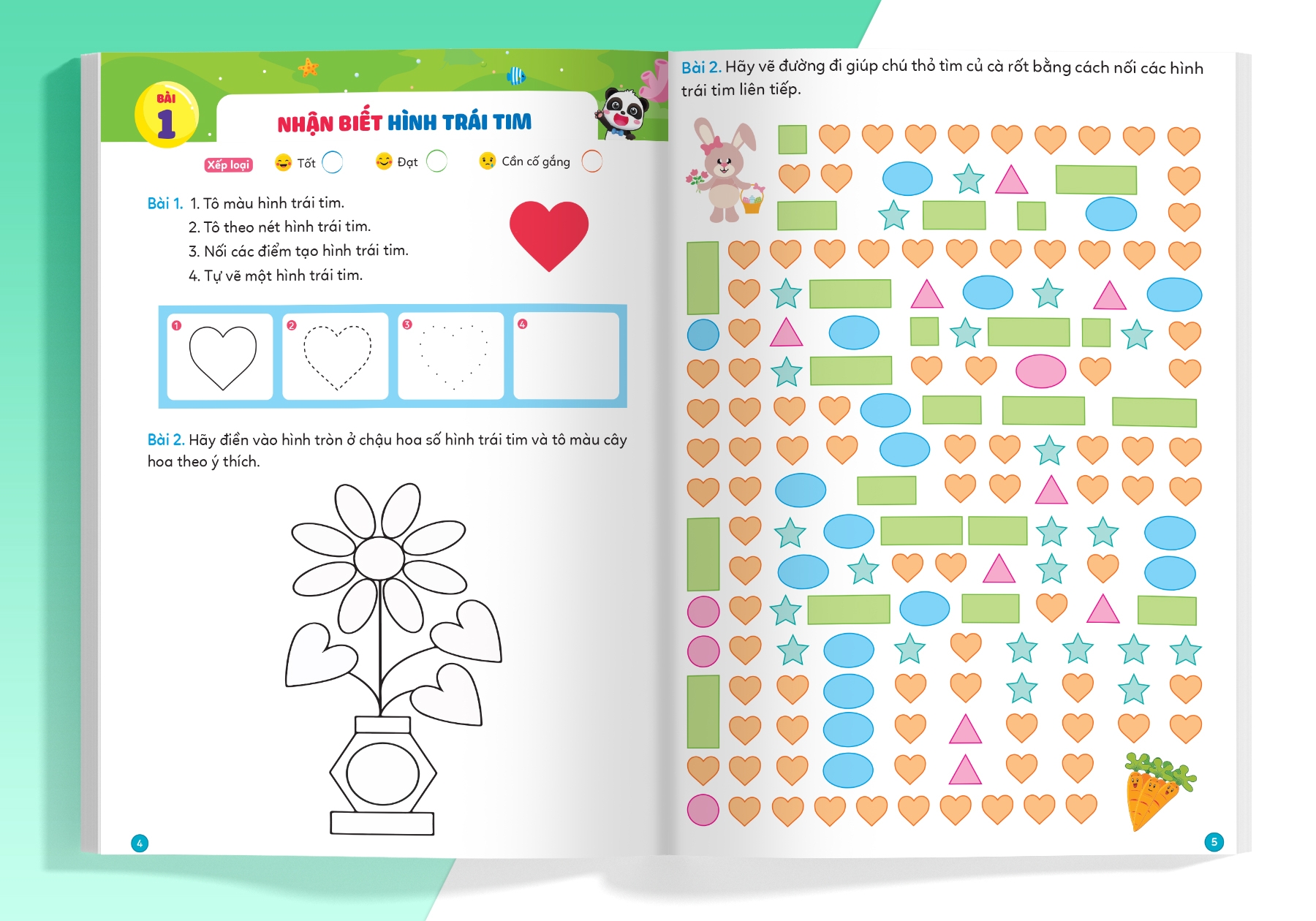 bộ phiếu luyện toán tư duy cùng gấu kiki 2: làm quen với hình khối - Ảnh 5