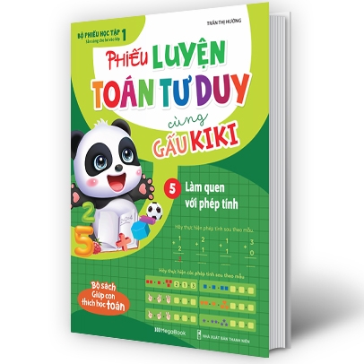bộ phiếu luyện toán tư duy cùng gấu kiki 5: làm quen với phép tính - Ảnh 3