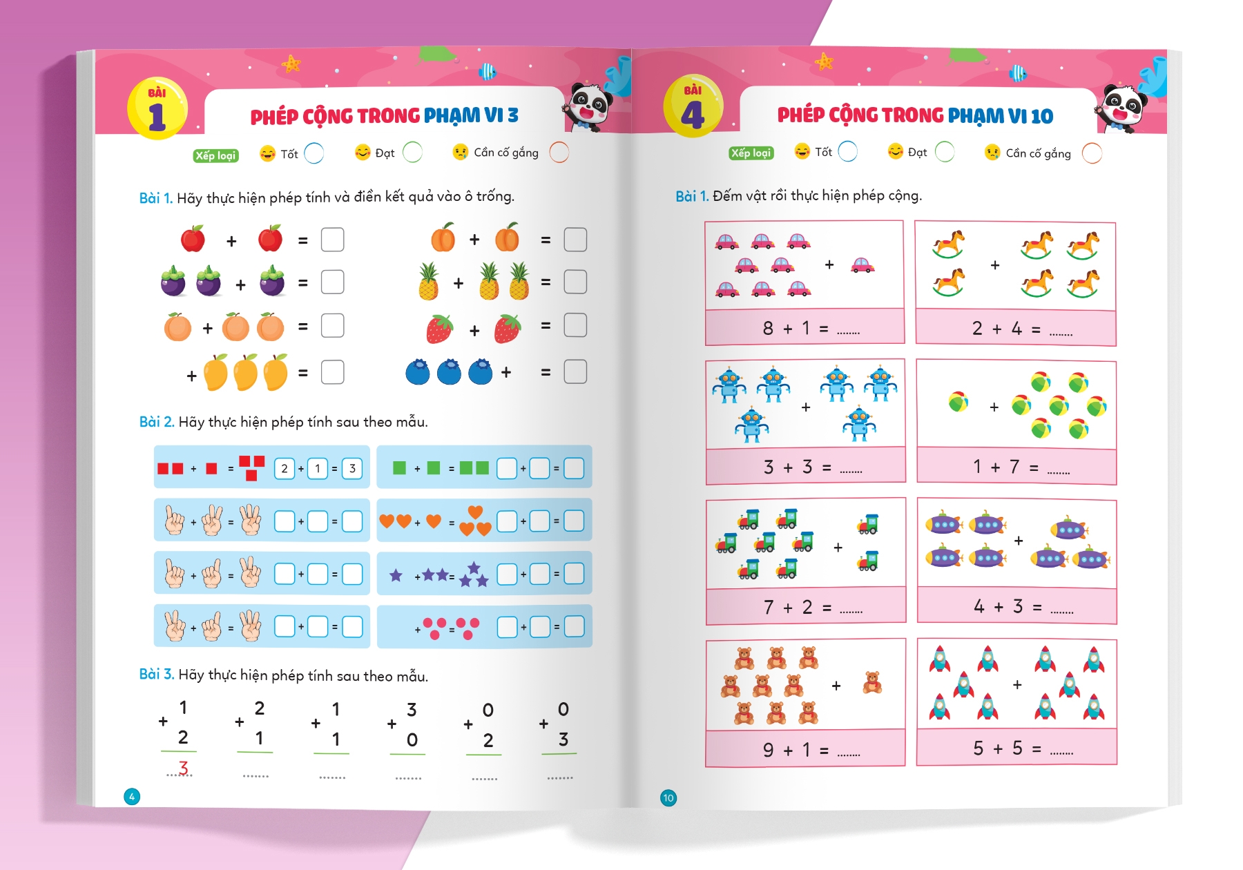 bộ phiếu luyện toán tư duy cùng gấu kiki 5: làm quen với phép tính - Ảnh 5