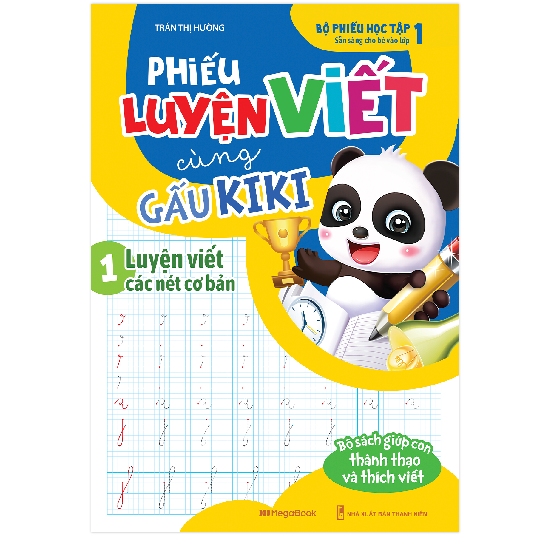 bộ phiếu luyện viết cùng gấu kiki 1 - luyện viết các nét cơ bản - Ảnh 2