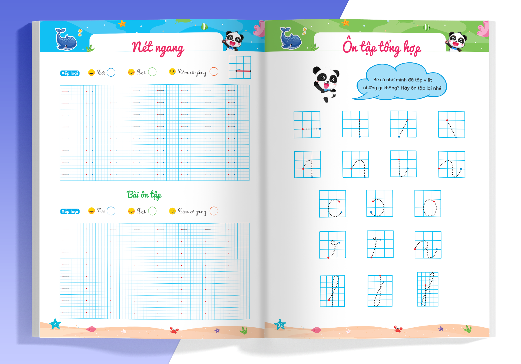 bộ phiếu luyện viết cùng gấu kiki 1 - luyện viết các nét cơ bản - Ảnh 5