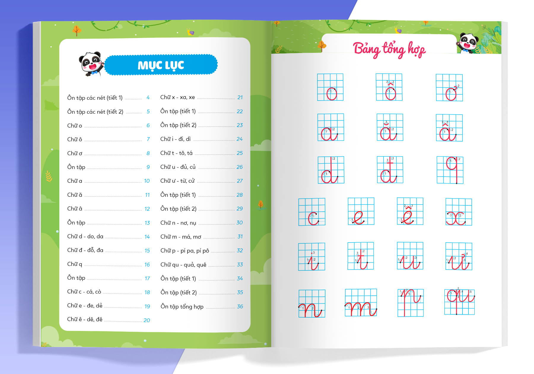 bộ phiếu luyện viết cùng gấu kiki 2 - luyện viết bảng chữ cái - Ảnh 3