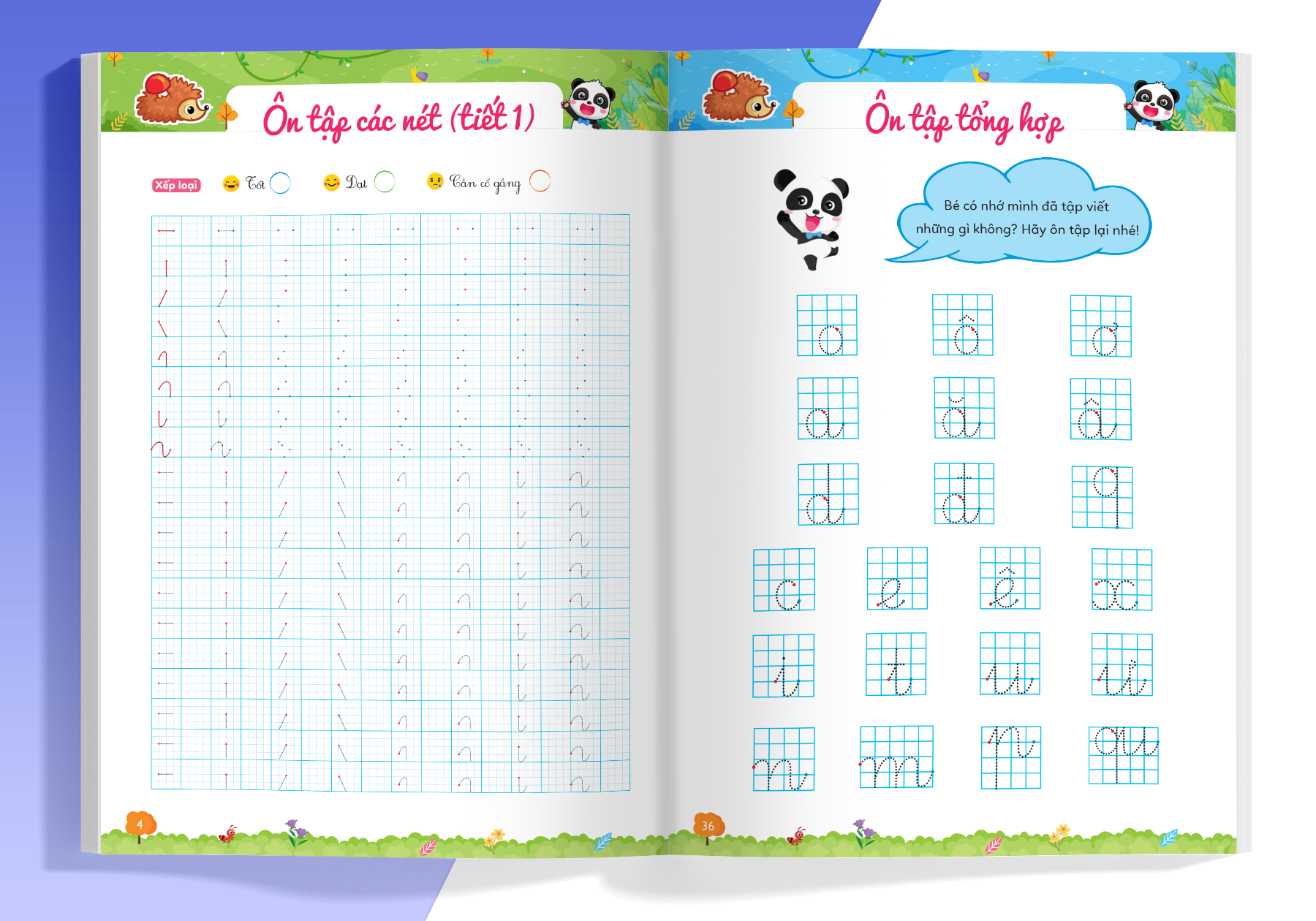 bộ phiếu luyện viết cùng gấu kiki 2 - luyện viết bảng chữ cái - Ảnh 5