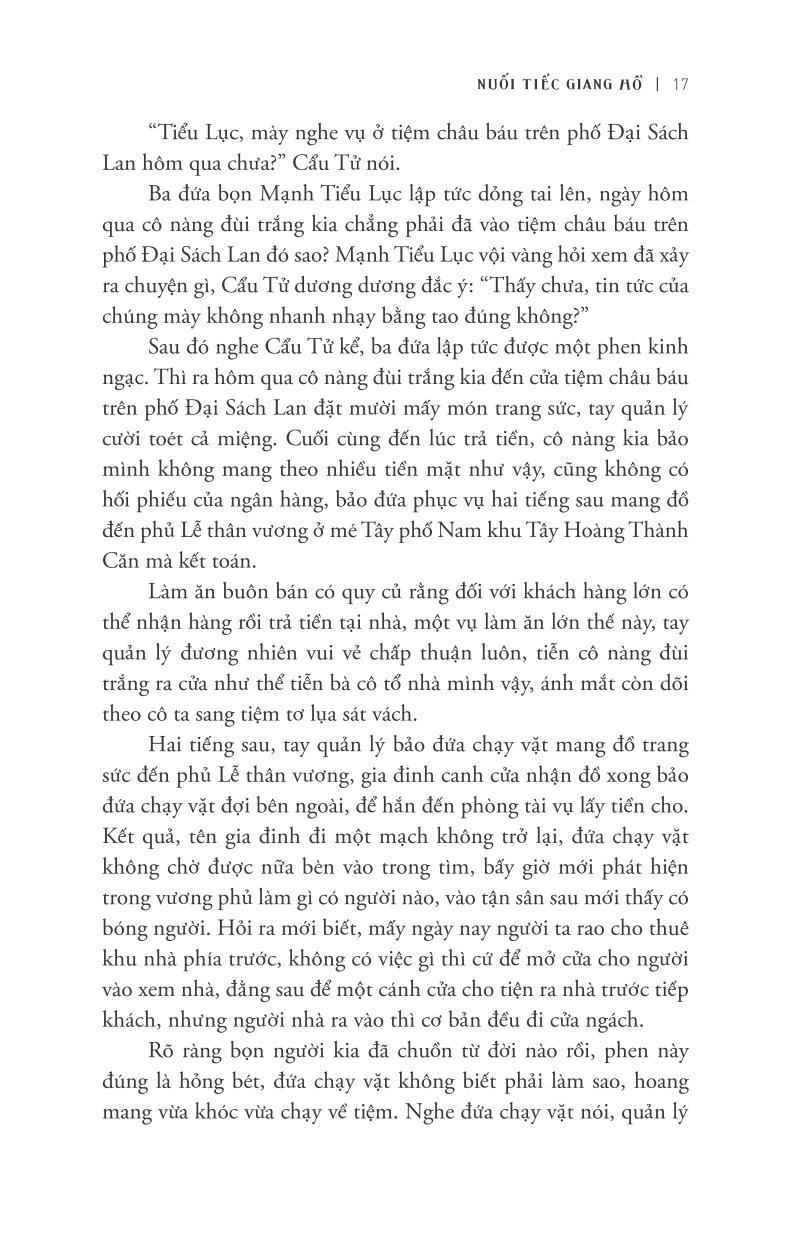 bộ phong ma yến tước - tập 1: nuối tiếc giang hồ - Ảnh 14