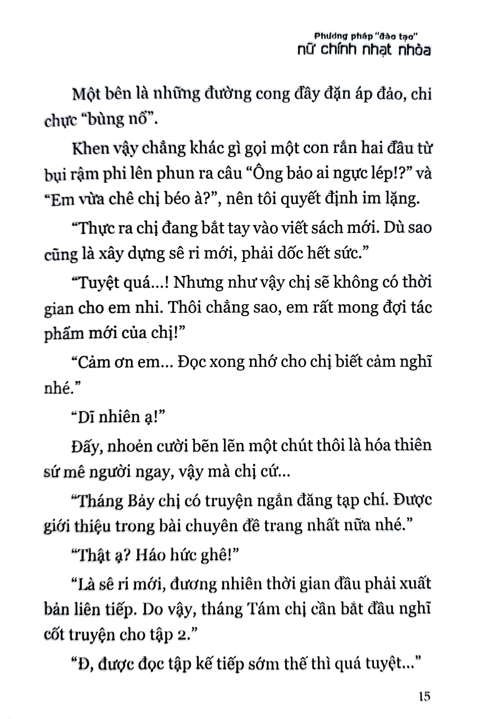 bộ phương pháp "đào tạo" nữ chính nhạt nhòa - tập 2 - Ảnh 9