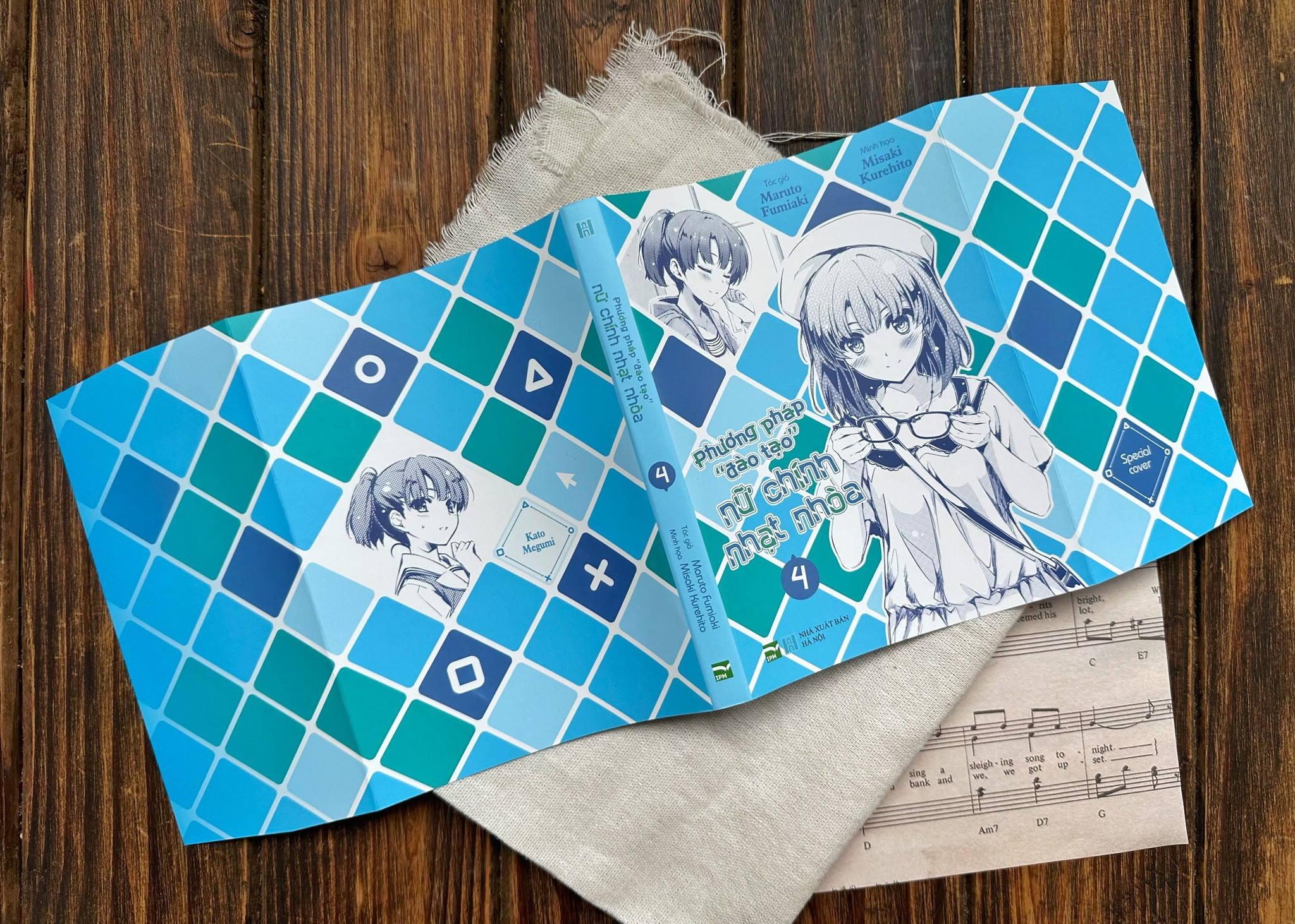 bộ phương pháp "đào tạo" nữ chính nhạt nhòa - tập 4 - bản đặc biệt - tặng kèm bìa hai mặt + gameplay card - Ảnh 4