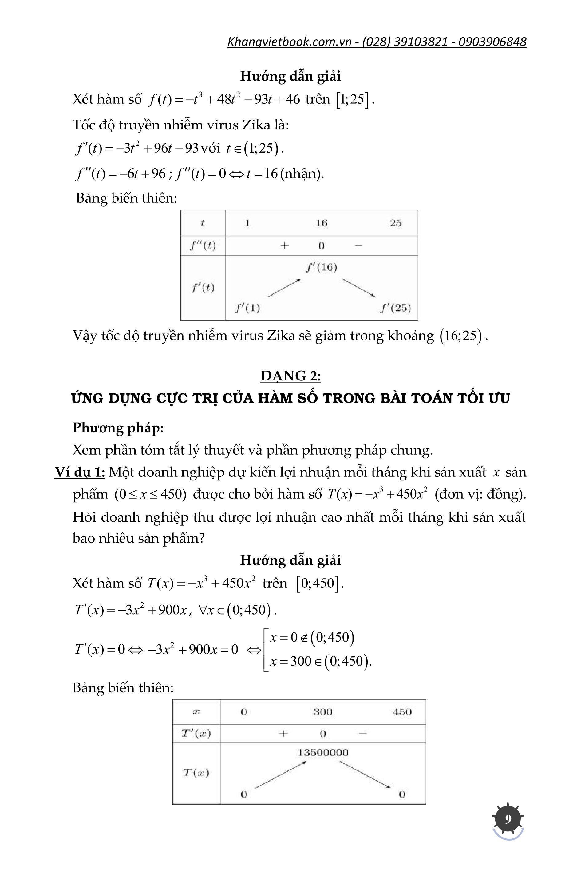 Bộ Phương Pháp Giải Các Dạng Toán Thực Tế 12 - Ảnh 9