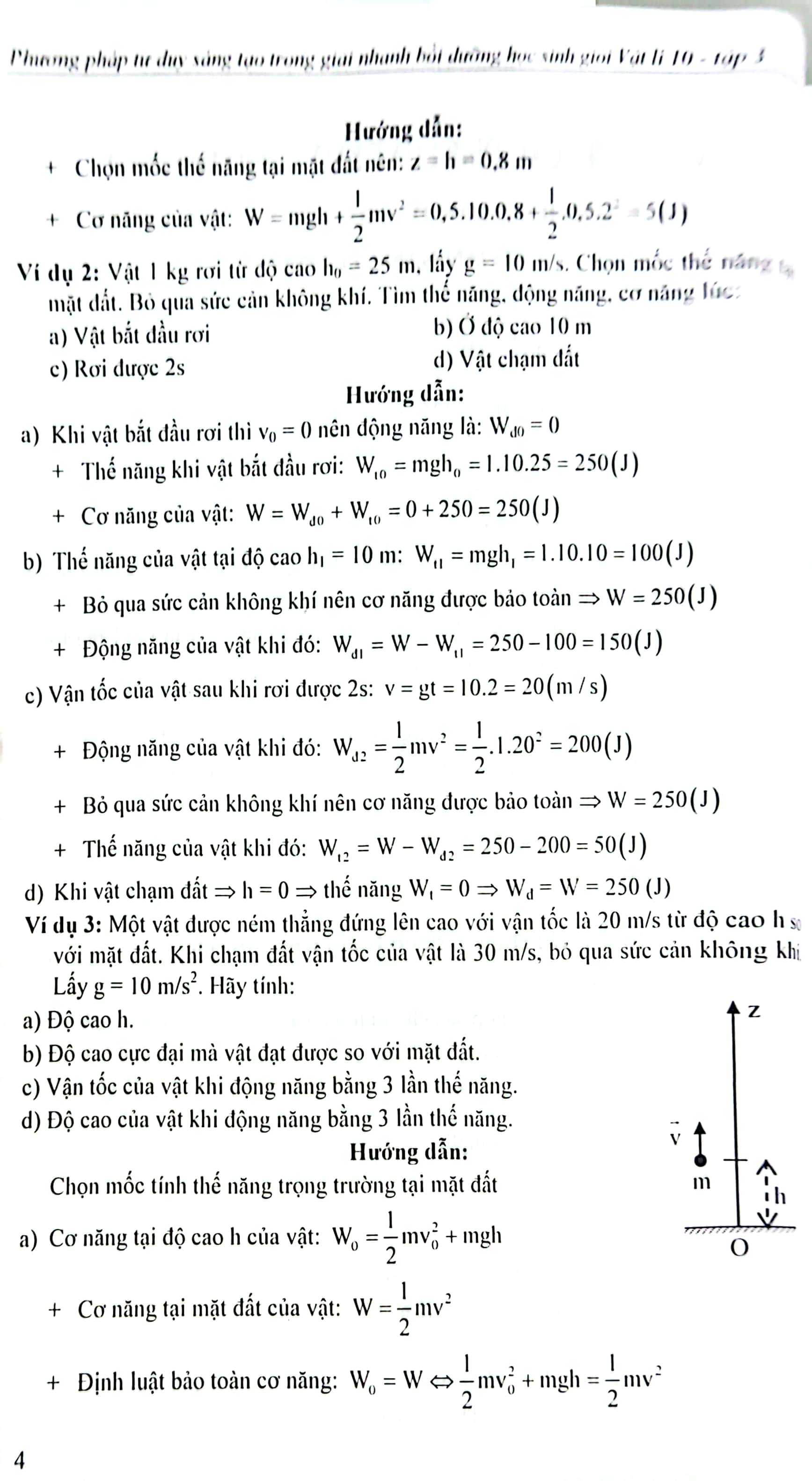 bộ phương pháp tư duy sáng tạo trong giải nhanh bồi dưỡng học sinh giỏi vật lí 10 - tập 3 - Ảnh 4
