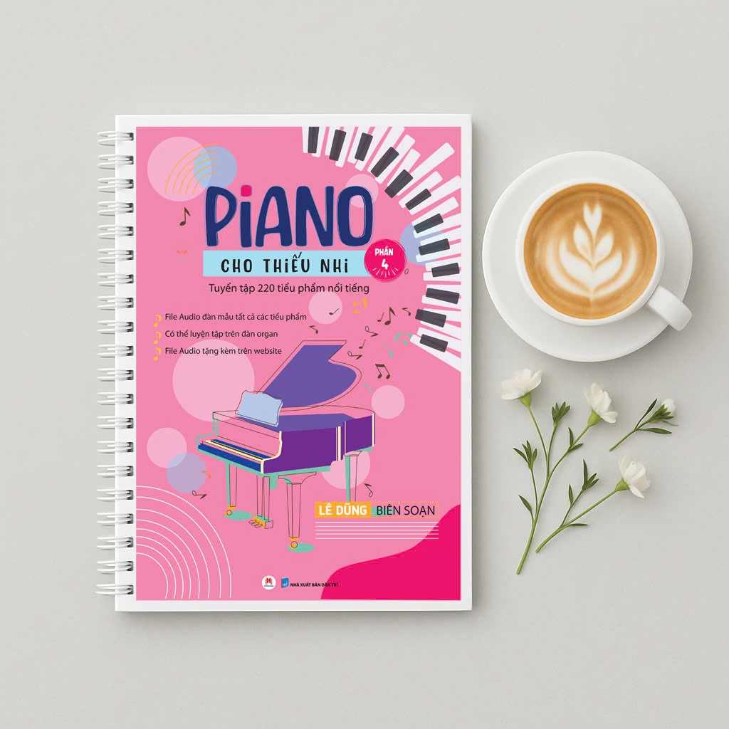 Bộ Piano Cho Thiếu Nhi - 220 Tiểu Phẩm Nổi Tiếng - Phần 4 (Tái Bản 2025) - Ảnh 3