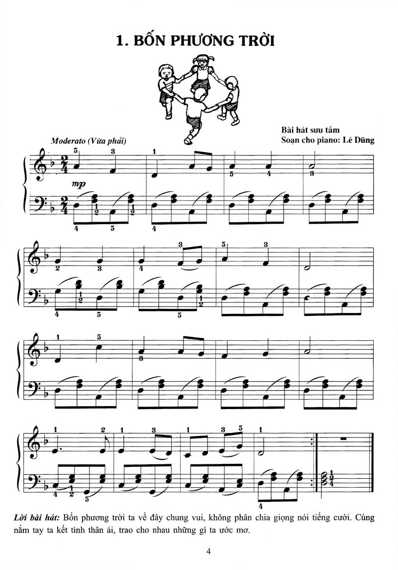 bộ piano cho thiếu nhi - 220 tiểu phẩm nổi tiếng - tập 4 (kèm cd) - Ảnh 4