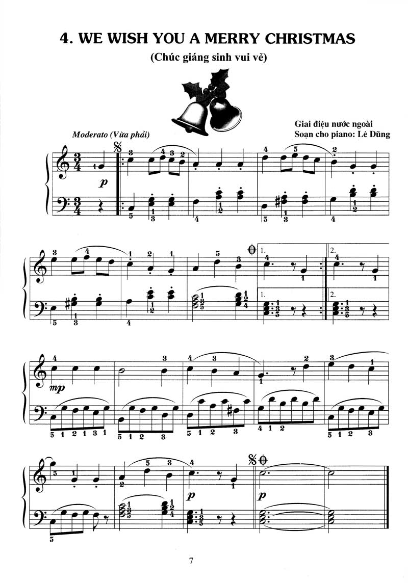 bộ piano cho thiếu nhi - 220 tiểu phẩm nổi tiếng - tập 4 (kèm cd) - Ảnh 7