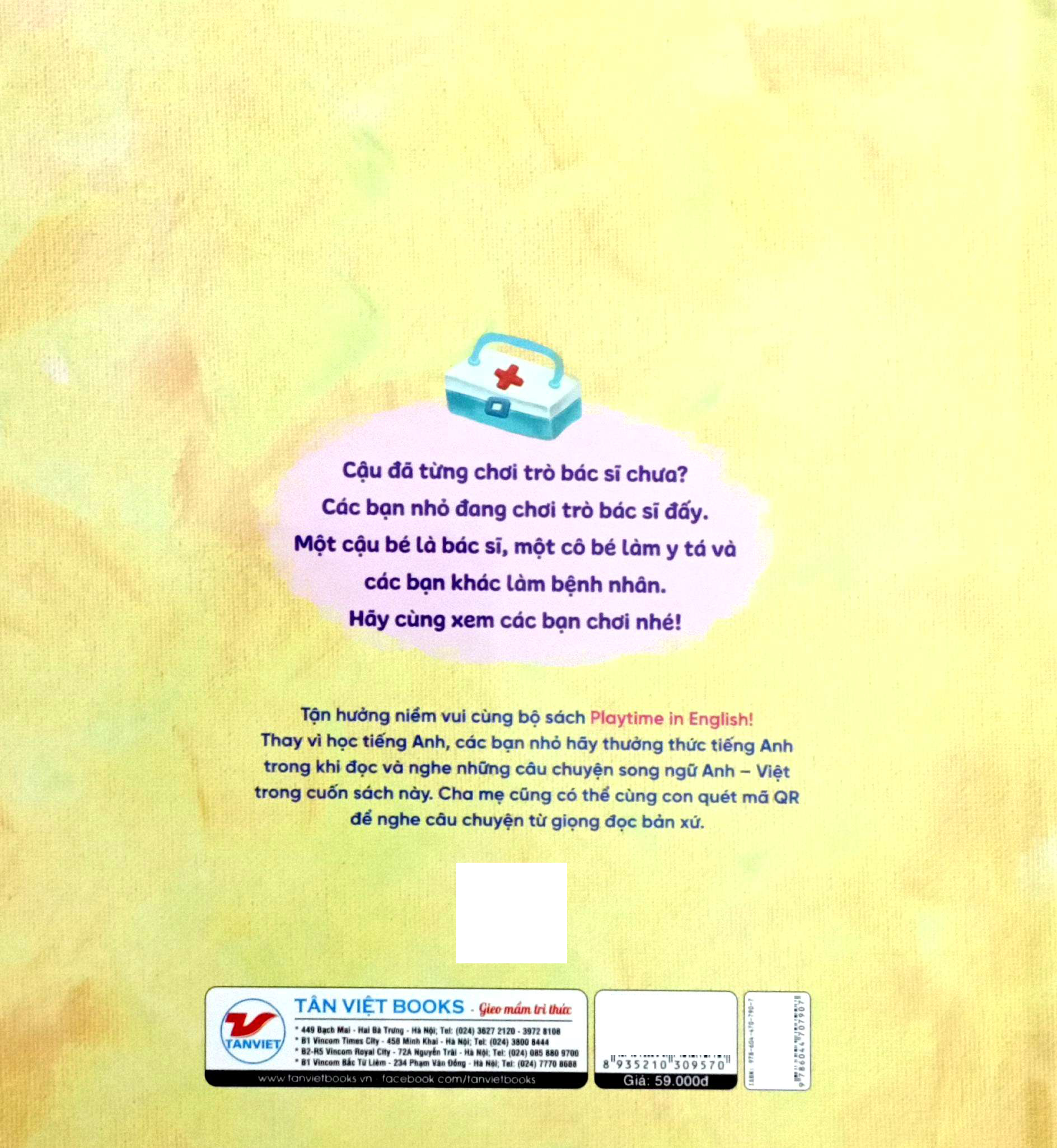 Bộ Playtime In English - Level 1 - Let's Play Doctor - Cùng Chơi Trò Bác Sĩ - Ảnh 5