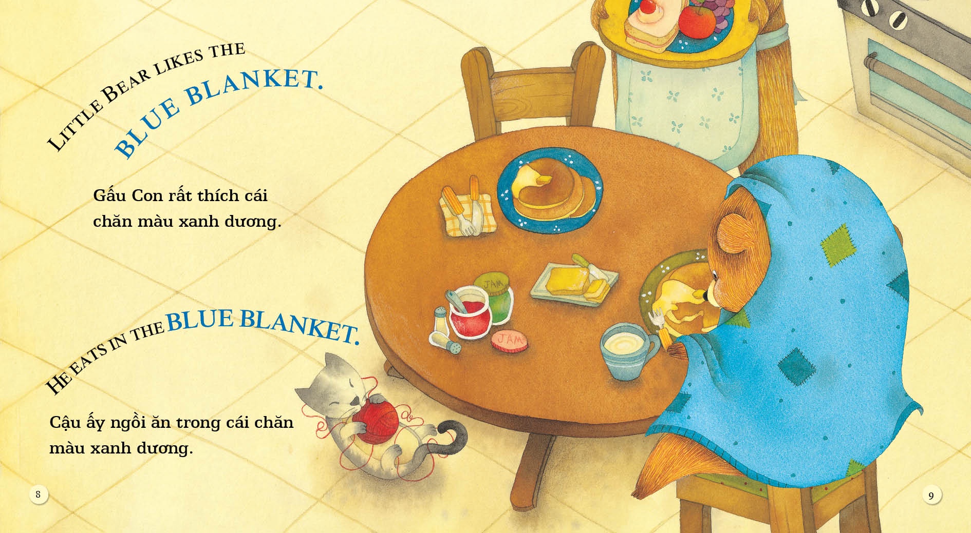 Bo
						
										
										Playtime In English - Level 2 - Little Bears Blanket - Cai Chan Cua Gau Con - Ảnh 4