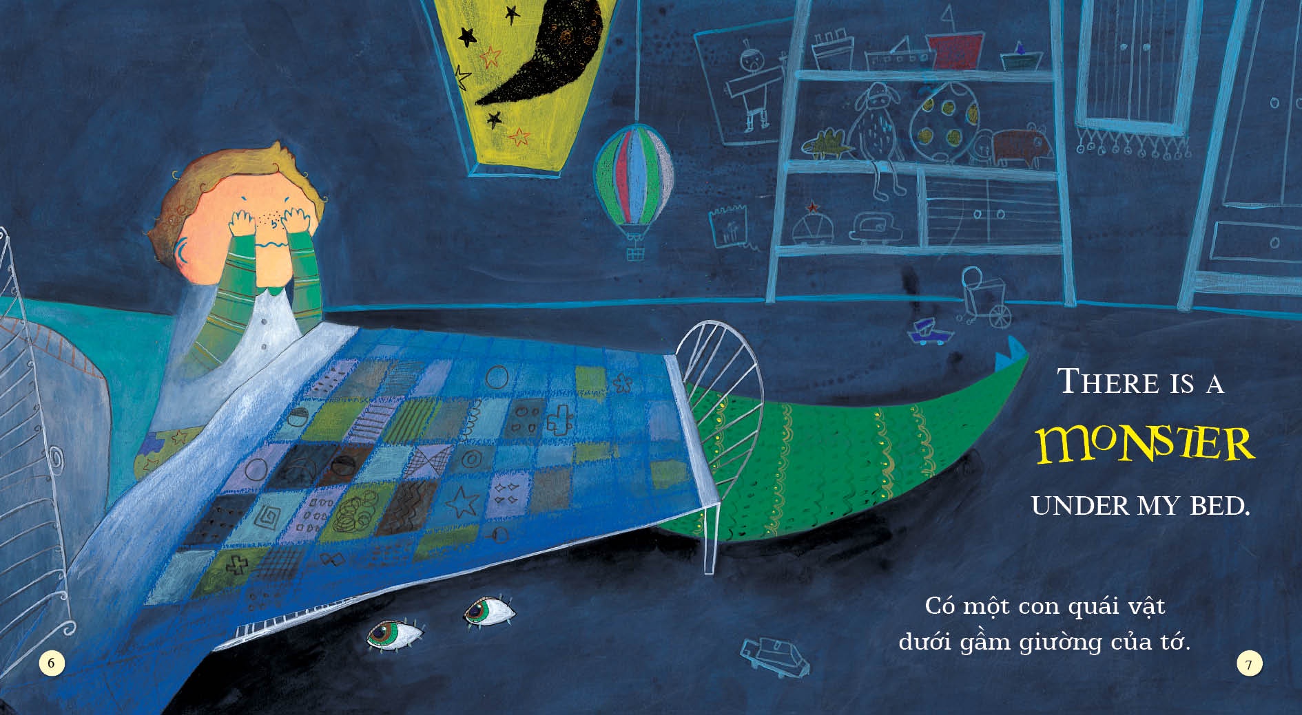 Bộ Playtime In English - Level 3 - A Monster Under My Bed - Quái Vật Dưới Gầm Giường - Ảnh 3