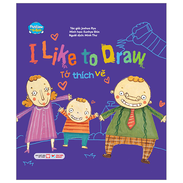 Bộ Playtime In English - Level 3 - I Like To Draw - Tớ Thích Vẽ