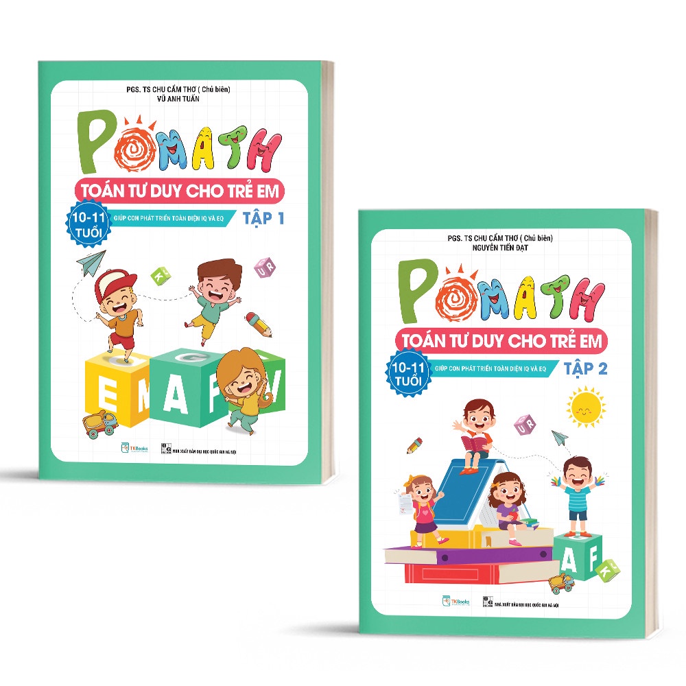 Bộ Pomath - Toán Tư Duy Cho Trẻ Em 10 - 11 Tuổi (Tập 1 + 2) (Bộ 2 Tập) - Ảnh 2