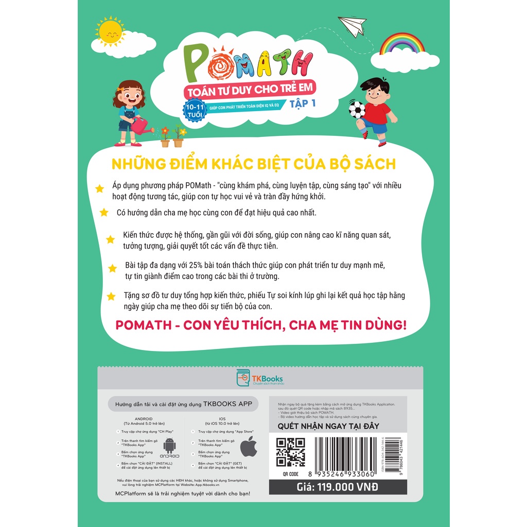 Bộ Pomath - Toán Tư Duy Cho Trẻ Em 10 - 11 Tuổi (Tập 1 + 2) (Bộ 2 Tập) - Ảnh 5