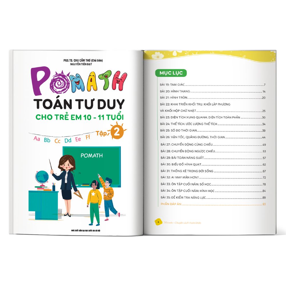 Bộ Pomath - Toán Tư Duy Cho Trẻ Em - 10-11 Tuổi - Tập 2 - Ảnh 3