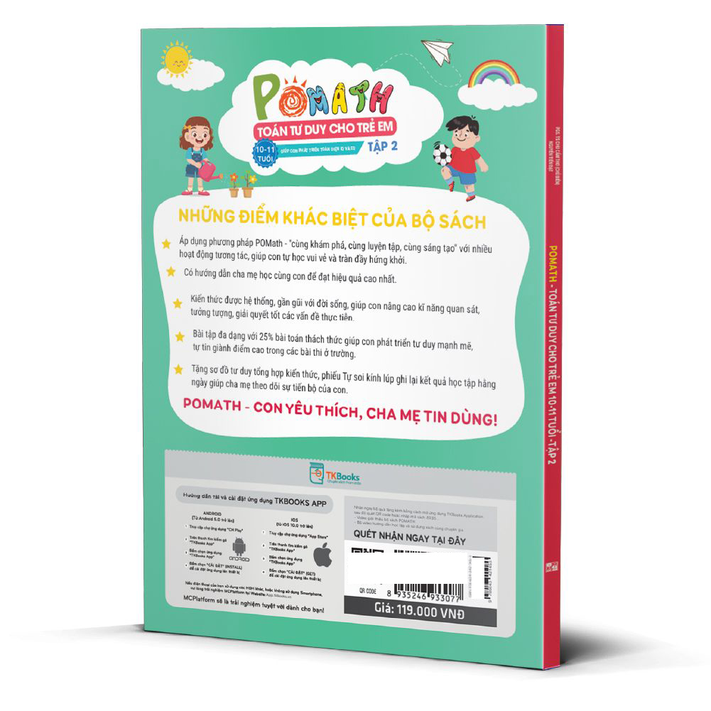 Bộ Pomath - Toán Tư Duy Cho Trẻ Em - 10-11 Tuổi - Tập 2 - Ảnh 4