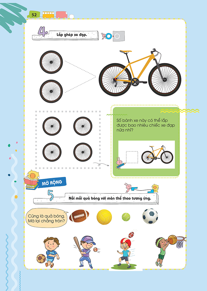 bộ pomath - toán tư duy cho trẻ em 4-6 tuổi - tập 1 - Ảnh 12