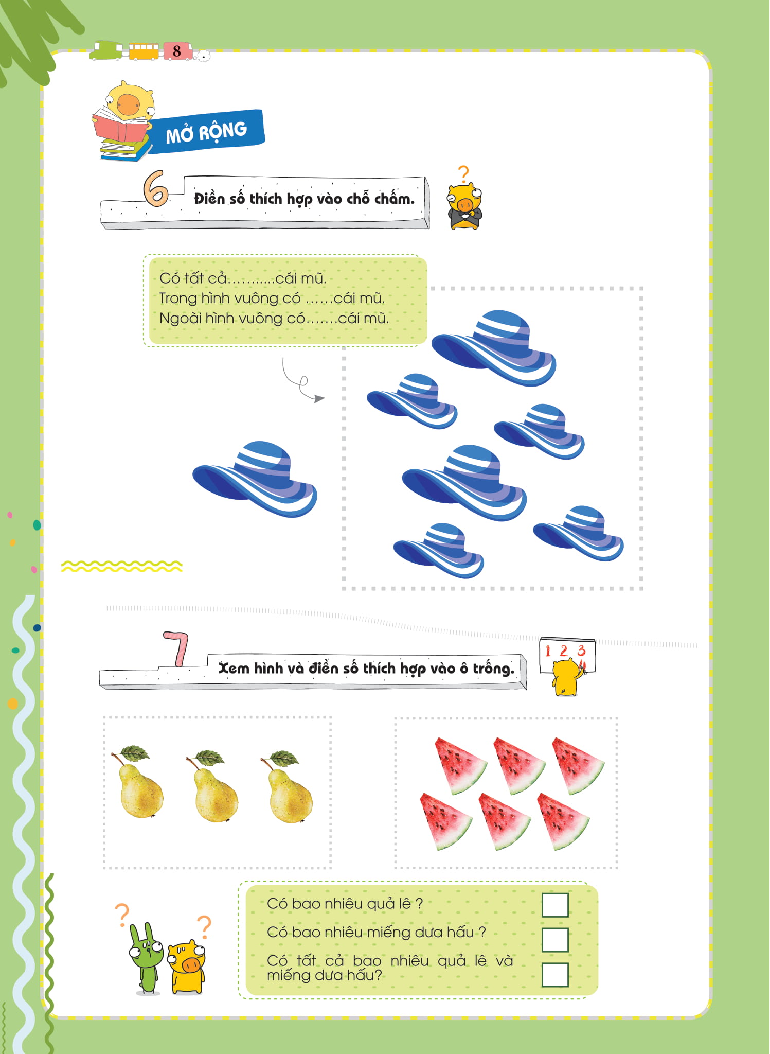 bộ pomath - toán tư duy cho trẻ em 4-6 tuổi - tập 3 - Ảnh 10