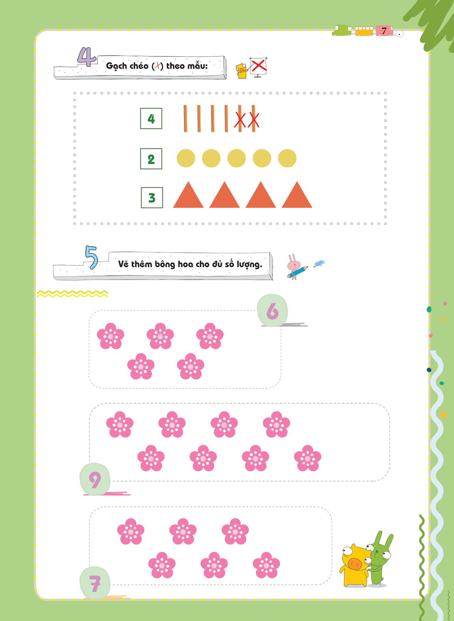 bộ pomath - toán tư duy cho trẻ em 4-6 tuổi - tập 3 - Ảnh 9