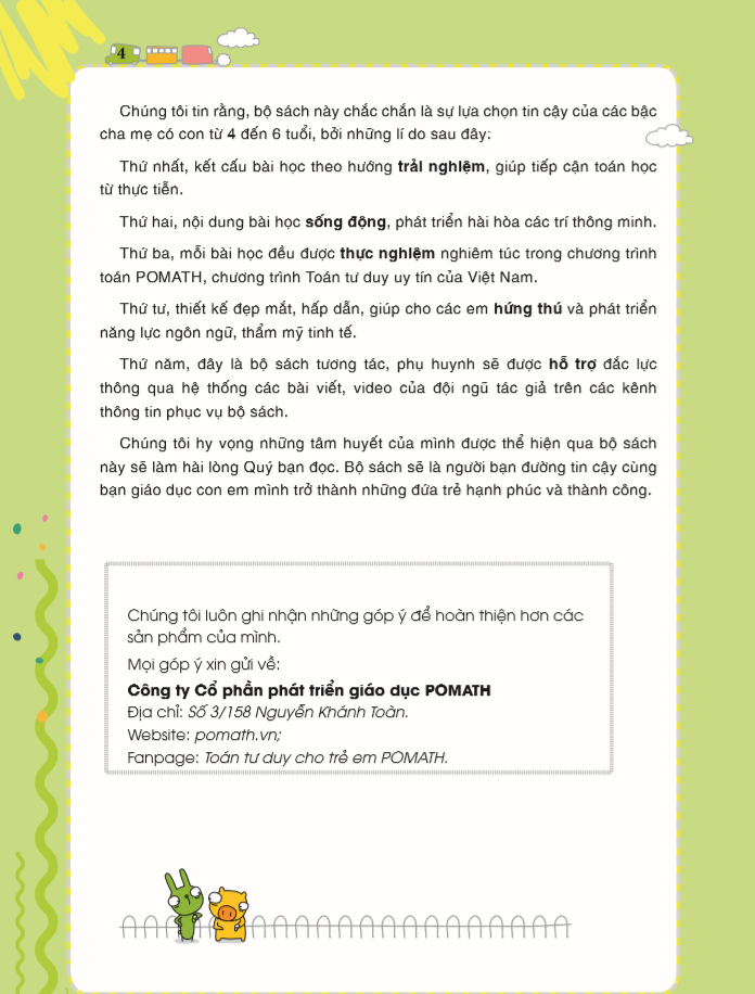 bộ pomath - toán tư duy cho trẻ em 4-6 tuổi - tập 4 - Ảnh 5
