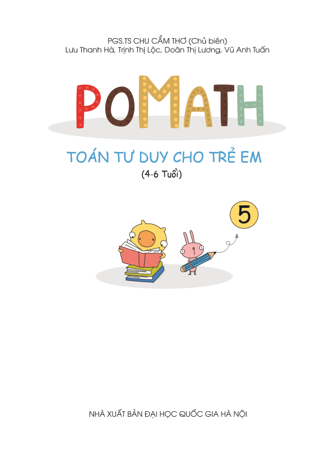 bộ pomath - toán tư duy cho trẻ em 4-6 tuổi - tập 5 - Ảnh 2