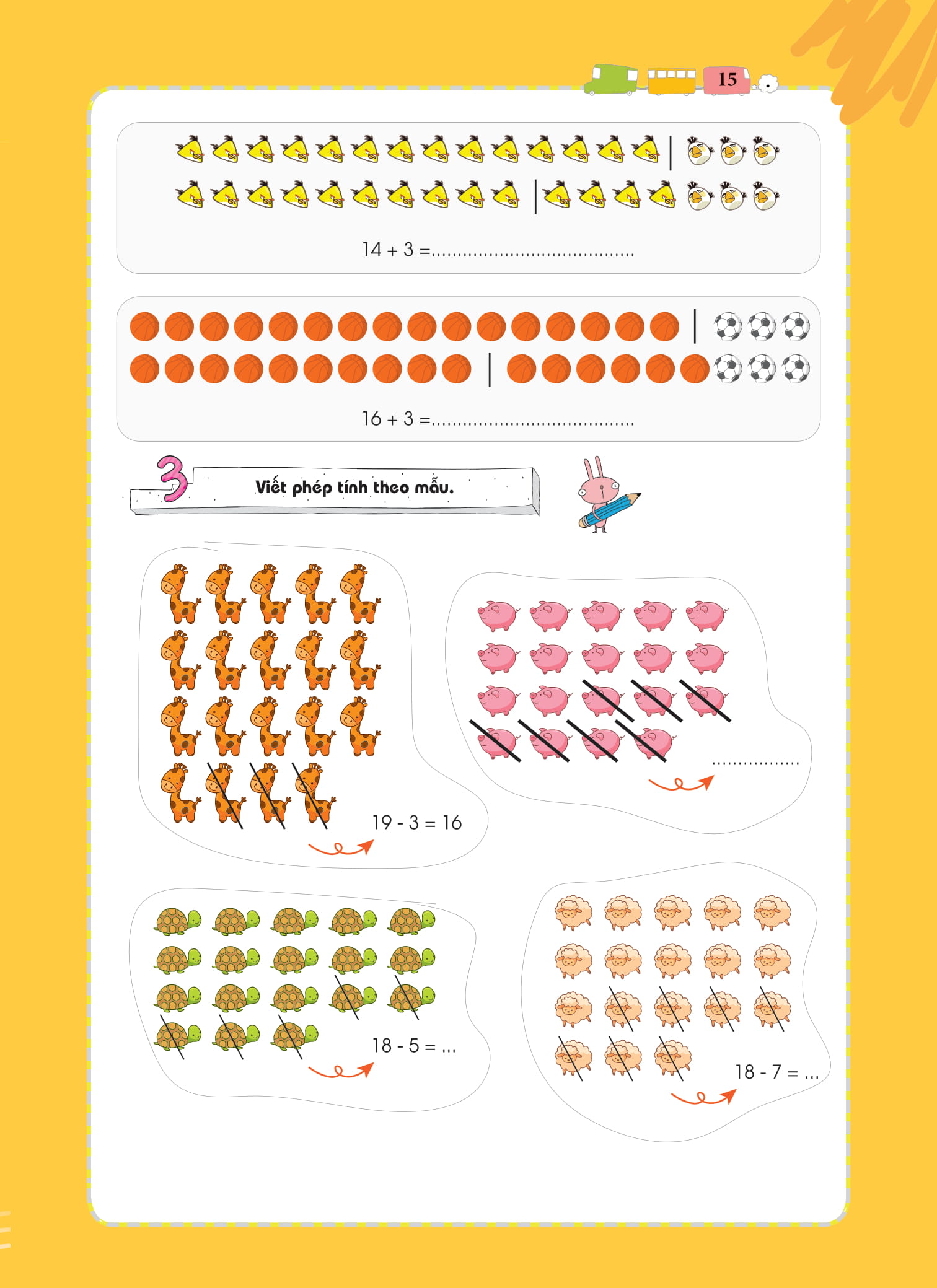 bộ pomath - toán tư duy cho trẻ em 4-6 tuổi - tập 6 - Ảnh 11