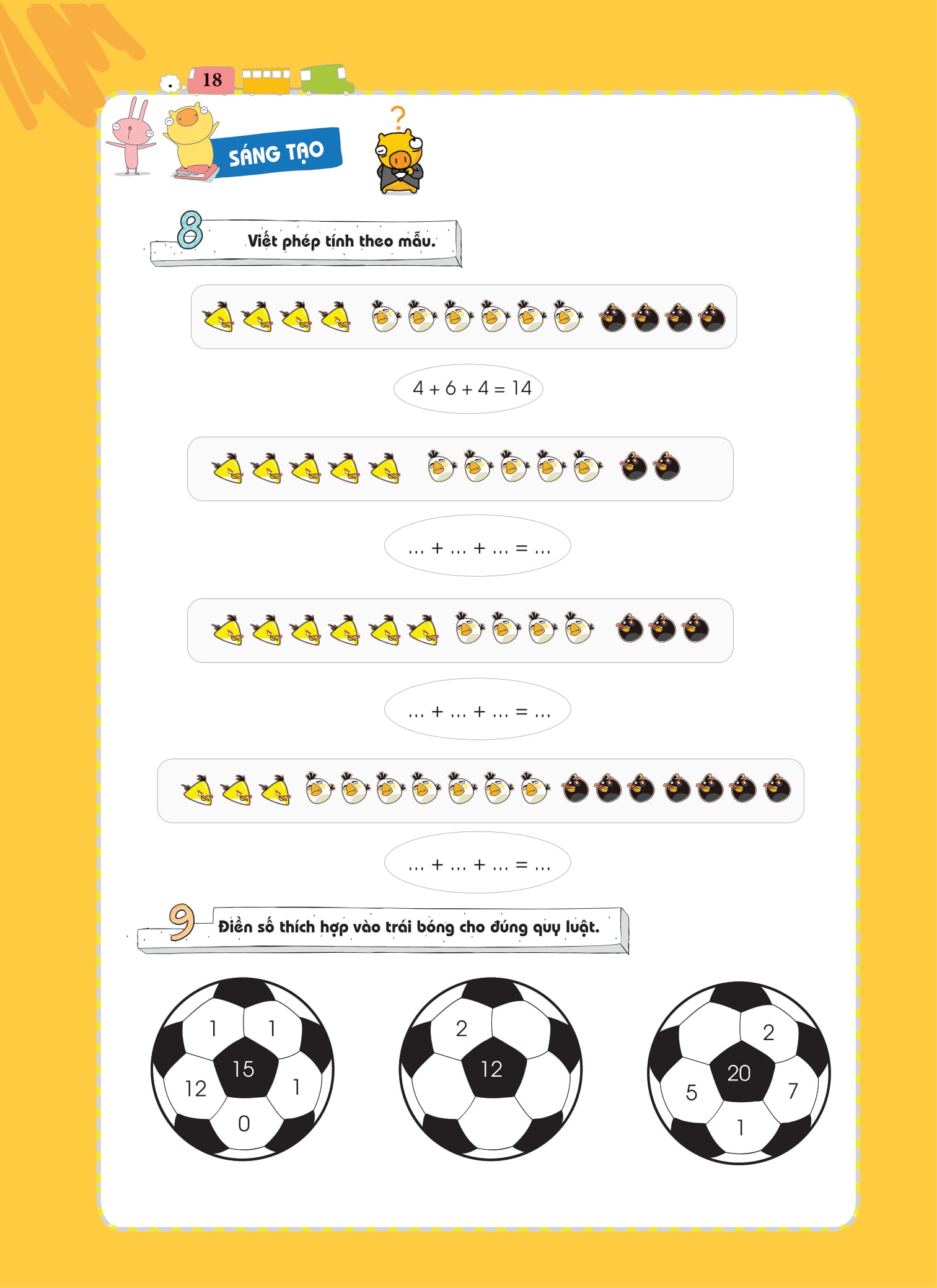 bộ pomath - toán tư duy cho trẻ em 4-6 tuổi - tập 6 - Ảnh 12