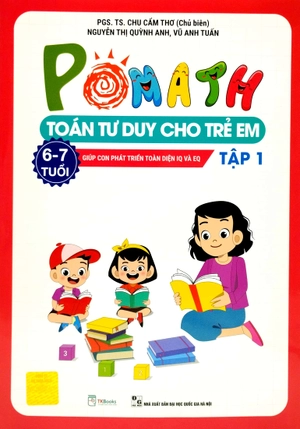 bộ pomath - toán tư duy cho trẻ em 6 - 7 tuổi (tập 1 + 2) (bộ 2 tập) - Ảnh 3