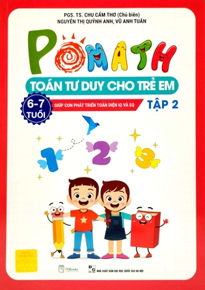 bộ pomath - toán tư duy cho trẻ em 6 - 7 tuổi (tập 1 + 2) (bộ 2 tập) - Ảnh 5
