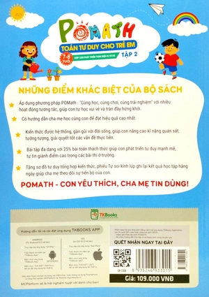 bộ pomath - toán tư duy cho trẻ em 7 - 8 tuổi (tập 1 + 2) (bộ 2 tập) - Ảnh 8