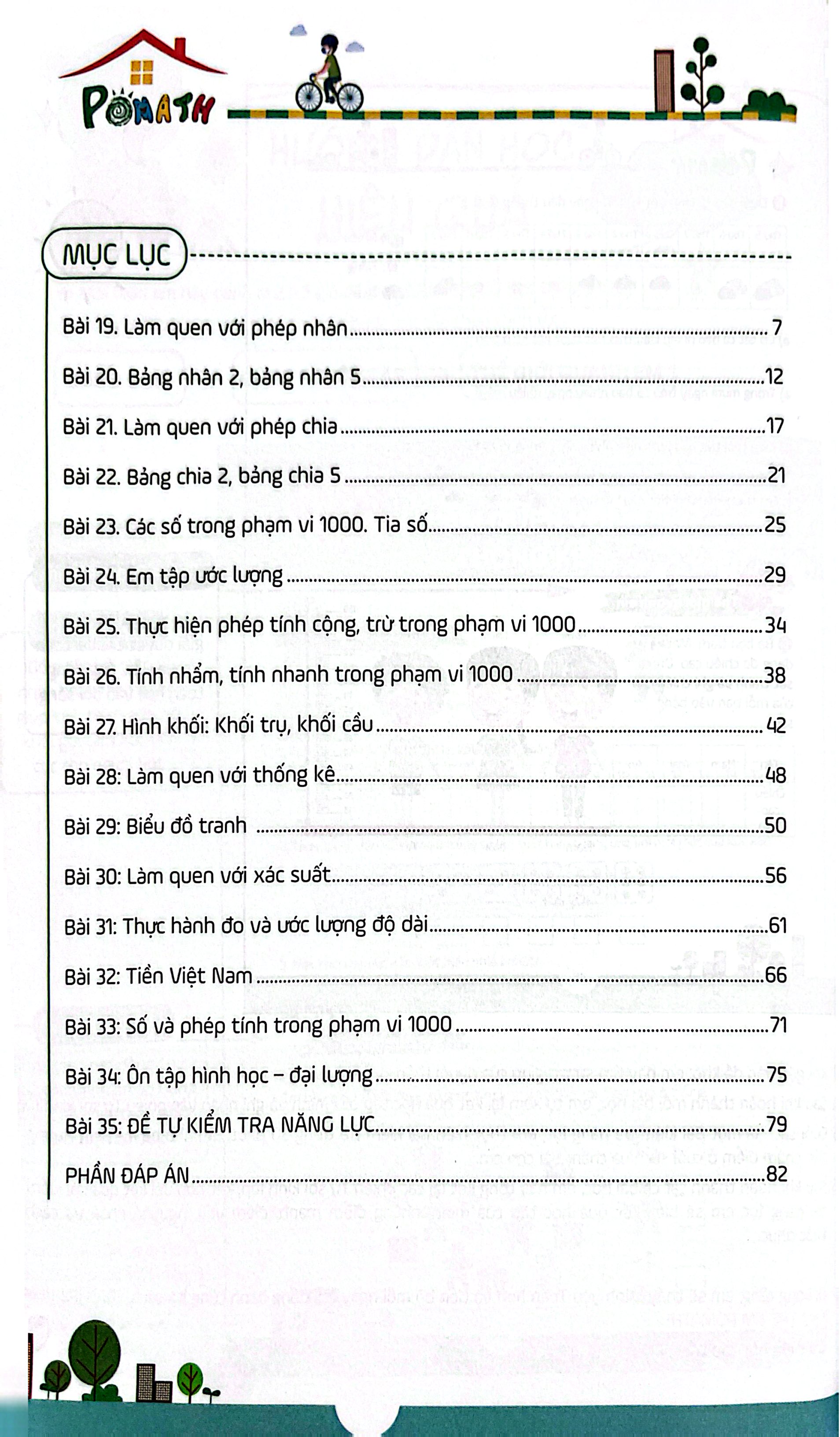 Bộ
Pomath - Toán Tư Duy Cho Trẻ Em - 7-8 Tuổi - Tập 2 - Ảnh 3