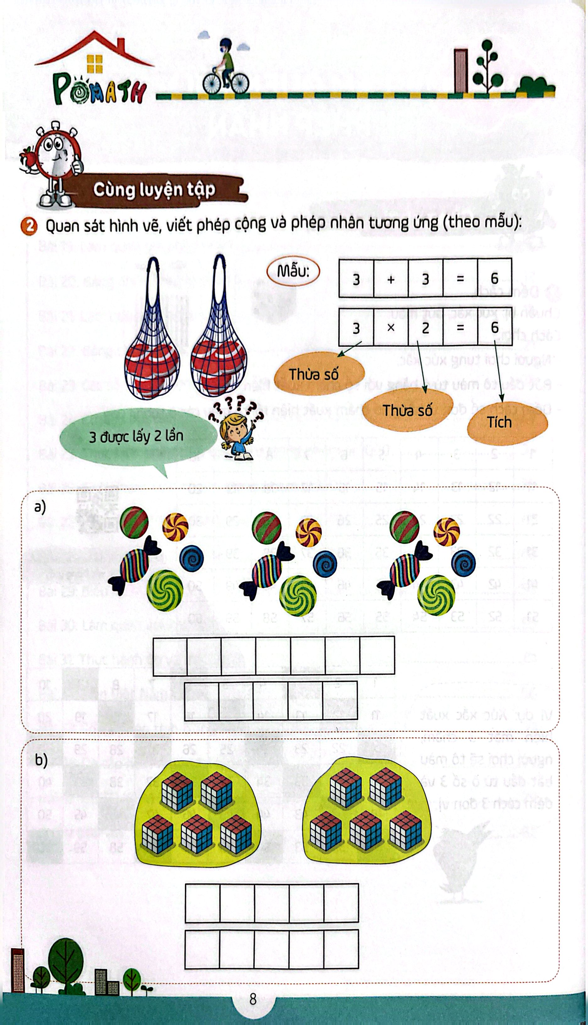 Bộ
Pomath - Toán Tư Duy Cho Trẻ Em - 7-8 Tuổi - Tập 2 - Ảnh 5