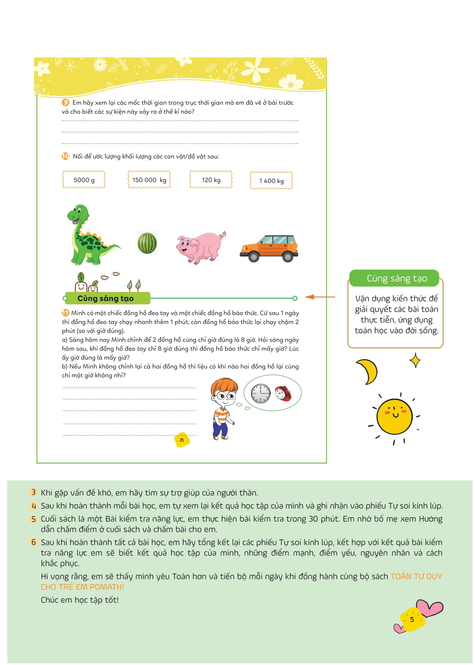 Bộ Pomath - Toán Tư Duy Cho Trẻ Em 9-10 Tuổi - Tập 1 - Ảnh 6