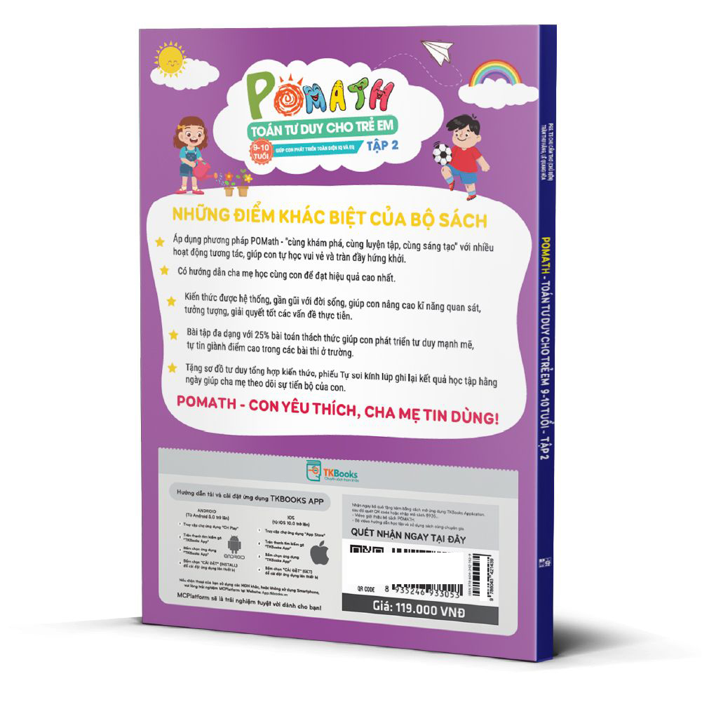 Bộ Pomath - Toán Tư Duy Cho Trẻ Em - 9-10 Tuổi - Tập 2 - Ảnh 4