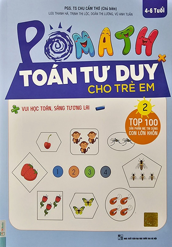 bộ pomath - toán tư duy cho trẻ em - tập 2 (4-6 tuổi) - Ảnh 2