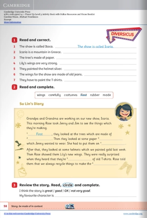 bộ power up level 3 activity book with online resources and home booklet - Ảnh 17